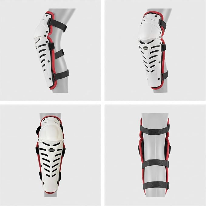 Ginocchiere e Parastinchi Moto Bianchi Protezioni Motocross