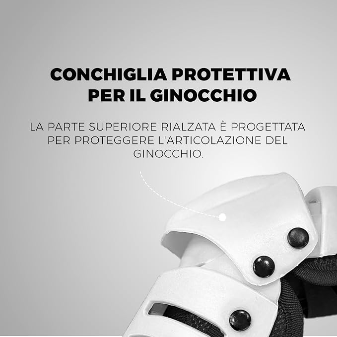 Ginocchiere e Parastinchi Moto Bianchi Protezioni Motocross