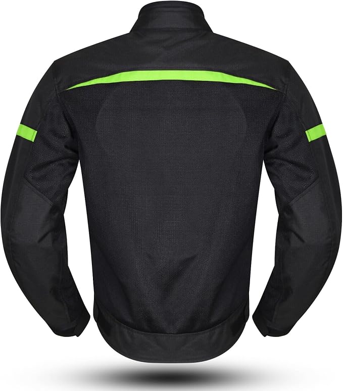 ASPIDEX Giacca Moto Estiva Mesh Giallo/Nero