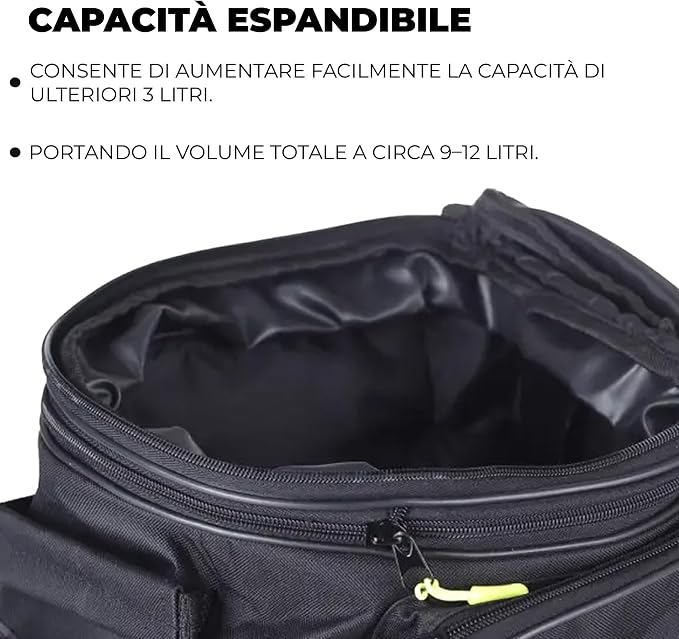 STORM Borsa da Serbatoio Moto 12L Impermeabile con Porta Smartphone